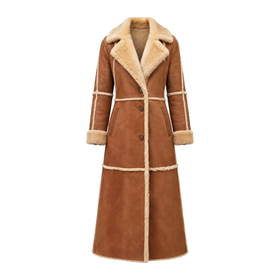 Long Shearling Coat