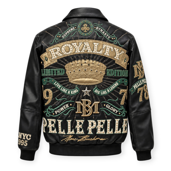 Pelle Pelle x Daniel's Leather Royalty Collab Jacket