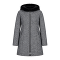 Mid-Length Static Shearling with Hood