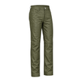 Straight Fit Non-Shiny Leather Pants