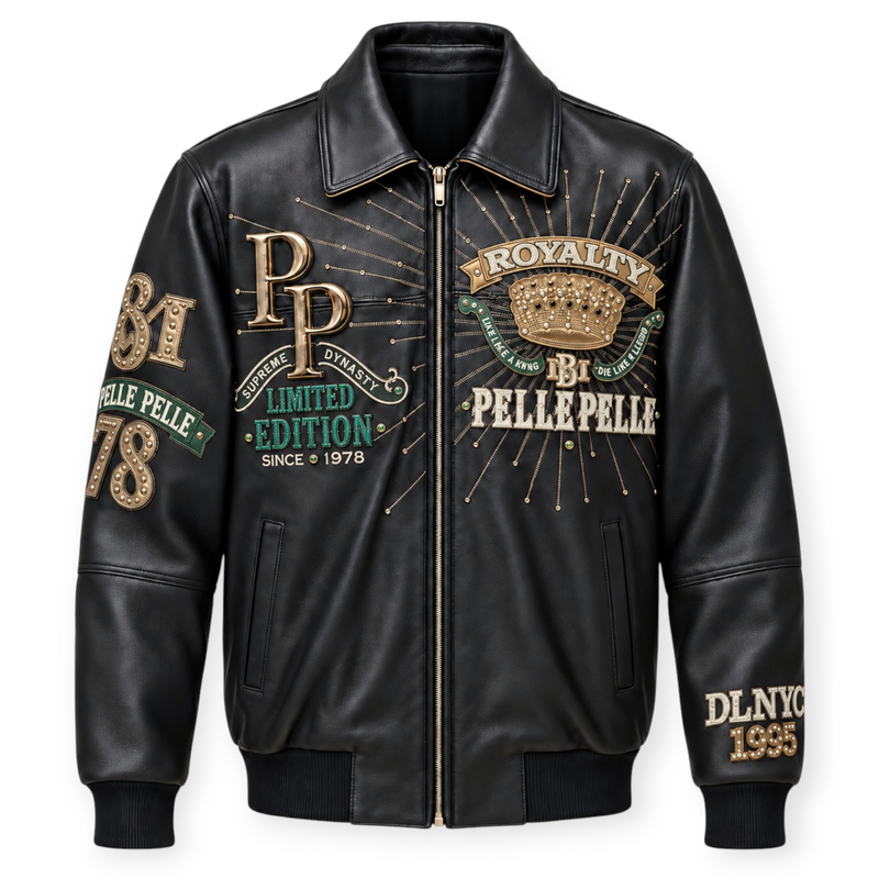 Pelle Pelle x Daniel's Leather Royalty Collab Jacket