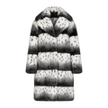 Polka Dot Faux Fur Parka