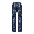 Straight Fit Shiny Leather Pants
