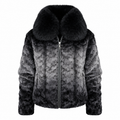 Men's Mink Bomber with Fox Collar