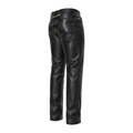 Straight Fit Shiny Leather Pants