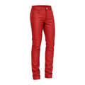 Slim Fit Non-Shiny Leather Pants