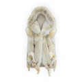 Coyote Vest with Fur Hood