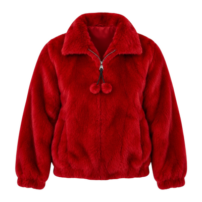 Red Mink Bomber