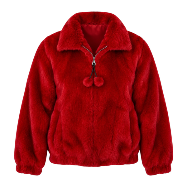 Red Mink Bomber
