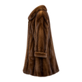 3/4 Brown Mink with Collar