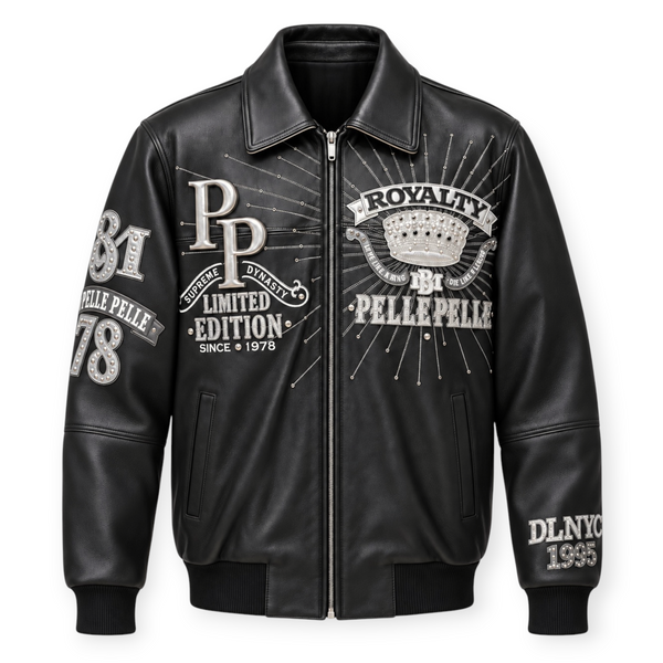 Pelle Pelle x Daniel's Leather Royalty Collab Jacket