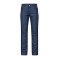 Straight Fit Non-Shiny Leather Pants