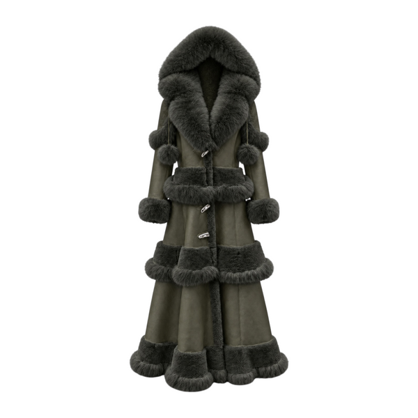 Ruffled Full Length Shearling