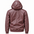 Leather Hoodie