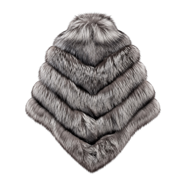 Fox Fur Poncho