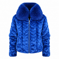 Men's Mink Bomber with Fox Collar