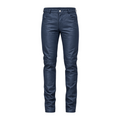 Slim Fit Non-Shiny Leather Pants