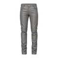 Slim Fit Non-Shiny Leather Pants