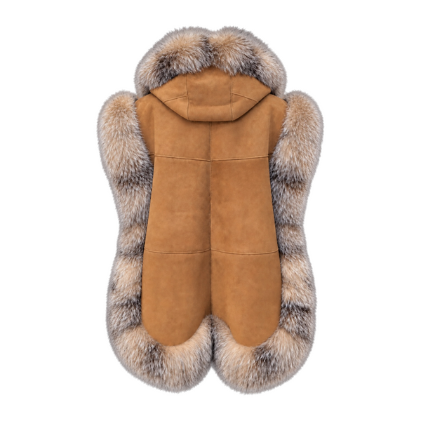 Shearling Poncho