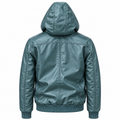 Leather Hoodie