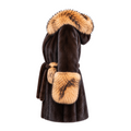 Full Skin Mink with Tanuki Fox Trims