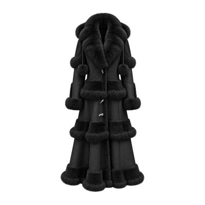 Ruffled Full Length Shearling