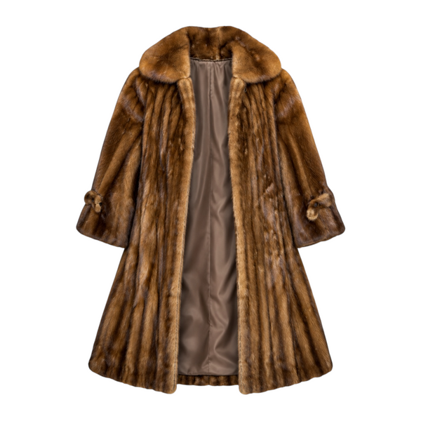7/8 Full Skin Whiskey Mink with Collar