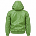 Leather Hoodie