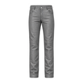 Straight Fit Non-Shiny Leather Pants