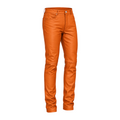 Slim Fit Non-Shiny Leather Pants