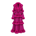 Ruffled Full Length Shearling