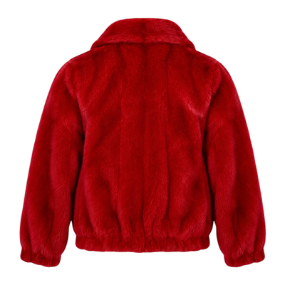 Red Mink Bomber