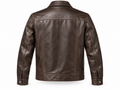 Jean Stonewash Leather Jacket