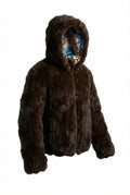 Kid's Rabbit Fur Jacket