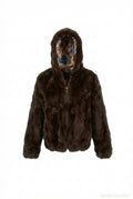 Kid's Rabbit Fur Jacket