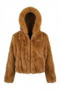 Kid's Rabbit Fur Jacket