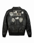 Top Gun® Official Signature Series Leather Jacket 2.0 With Removable Mouton Collar