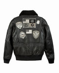 Top Gun® Official Signature Series Leather Jacket 2.0 With Removable Mouton Collar