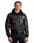Top Gun® Official Signature Series Leather Jacket 2.0 With Removable Mouton Collar