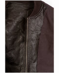 Top Gun® Women's Vegan Leather Bomber Jacket
