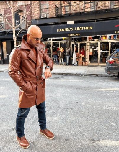 Daniel leather coats hotsell