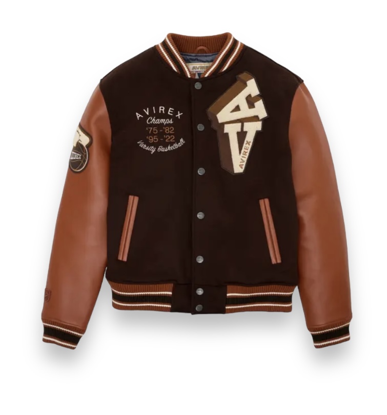 Eagles Varsity Wool/Leather Jacket