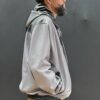 2 tone grey hoodie