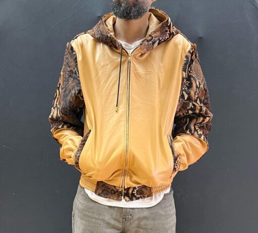 Tan hoodie with pony