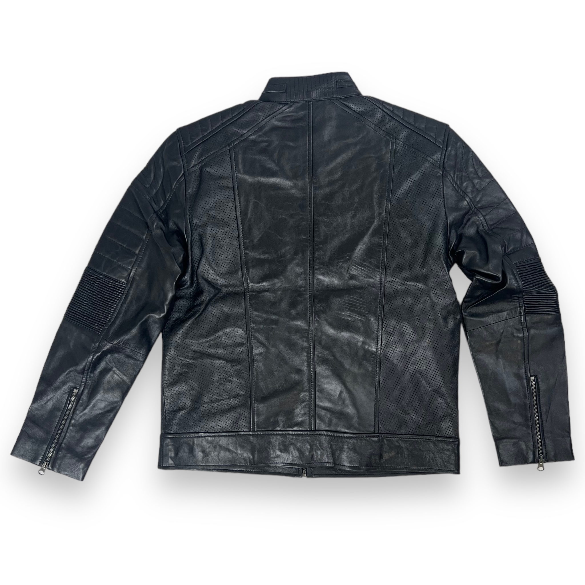 Men's Cafe Racer Leather Jacket - Daniel's Leather